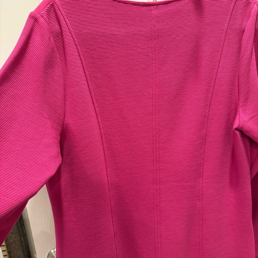 Boden Hot Pink Long Sleeve Dress - Picture 7 of 8